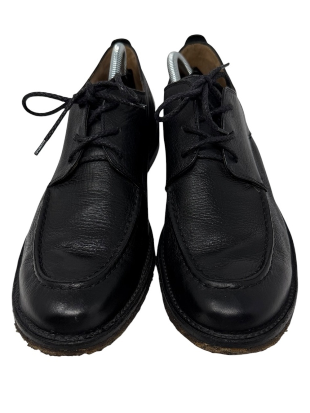 Frye Men’s Black Leather Lace Up Dress Shoes - Picture 3 of 11